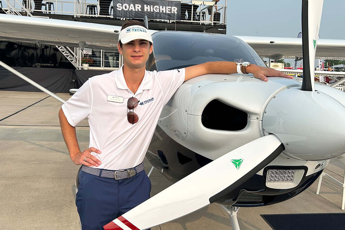 Brennan Minkoff of AltiSky for Tecnam